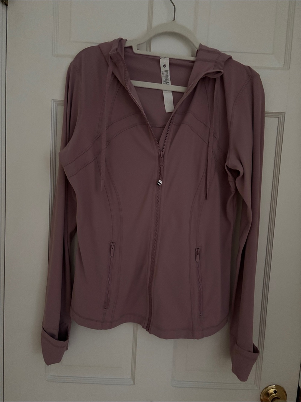 lululemon athletica Dusty Rose Hooded Zip-Up Jacket